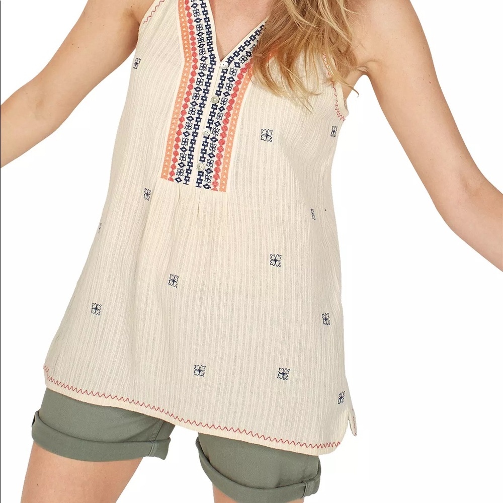 FatFace Embroidered Vest Tank